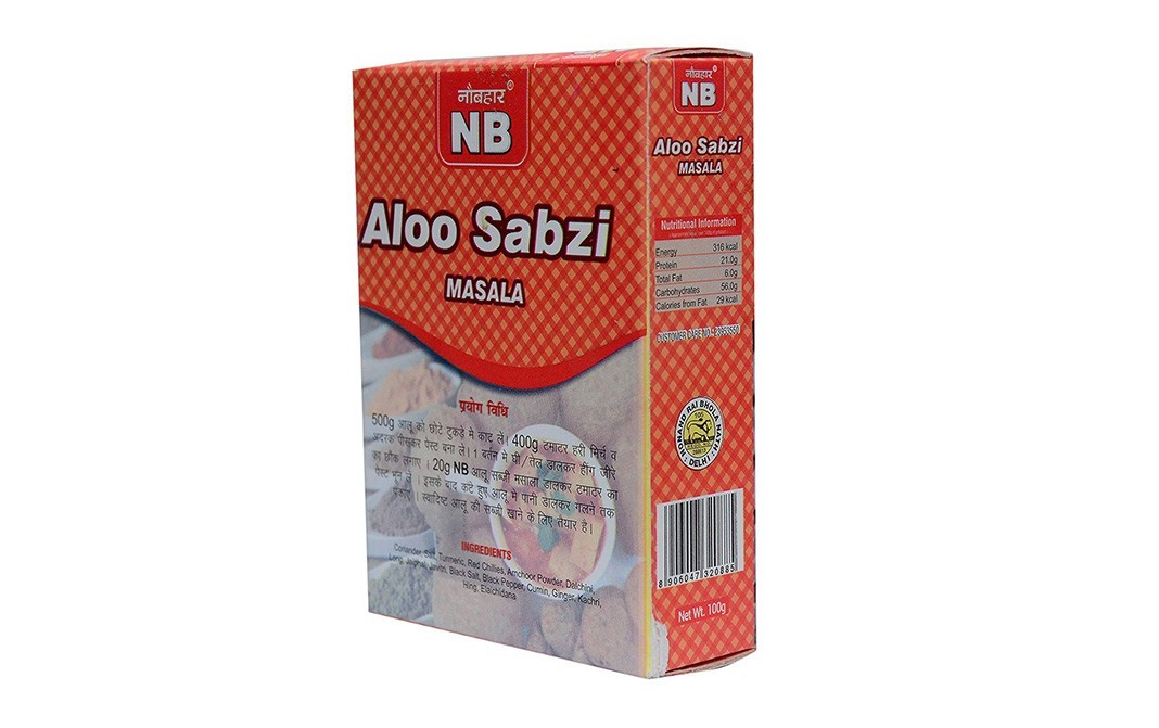 Nau Bahar Aloo Sabzi Masala    Box  100 grams